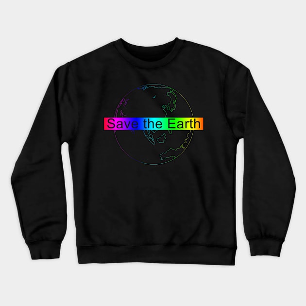 Earth (multicolor) Crewneck Sweatshirt by pArt